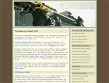 Tablet Screenshot of belmont-stakes.org